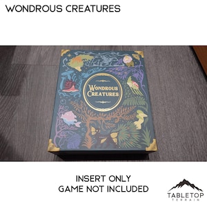 Wondrous Creatures & expansions Board Game Insert / Organizer