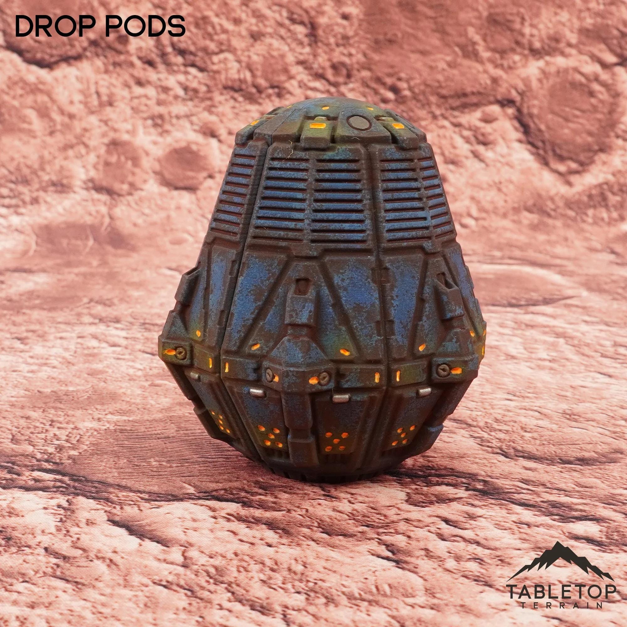 Drop Mech Drop Pods - Hardware Studios 6mm Compatible With Small Scale Mech ...