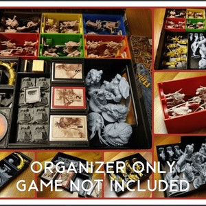Blood Rage with all Expansions Board Game Insert / Organizer