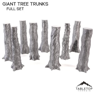 Giant Tree Trunks - Star Wars Legion Terrain - Kashyyyk Giant Trees Terrain