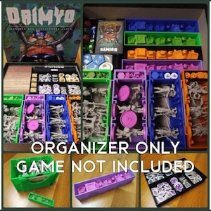 Daimyo Board Game Insert / Organizer