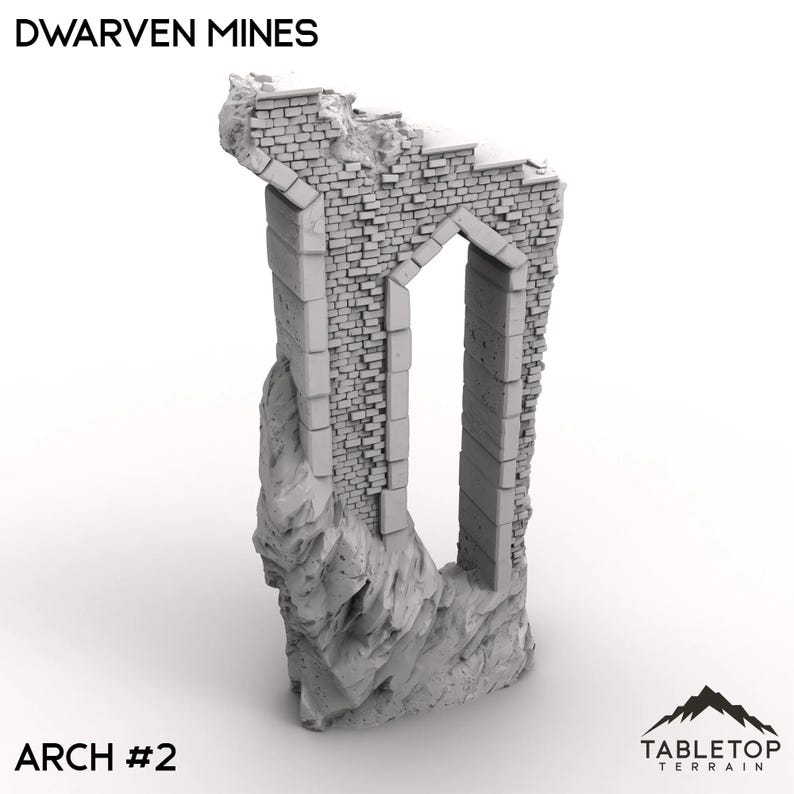 Rpg Mine Sign Dwarven Mines - Tabletop Terrain Fantasy DND Miniature Roleplaying ...