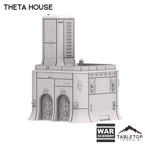 Theta House - Star Wars Legion Terrain Outer Rim War Scenery  Koboh Lothal Tabletop Terrain Wargame Miniature Scenery