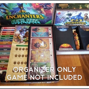 Enchanters East Quest with Expansions Board Game Insert / Organizer