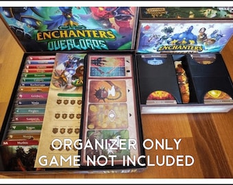 Wkładka/organizer do gry planszowej Enchanters East Quest z dodatkami