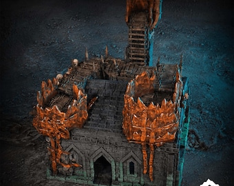 Orc Barracks - Kingdom of Azragor - Tabletop Terrain High Fantasy DND 25mm 28mm Fellowship Middle Earth
