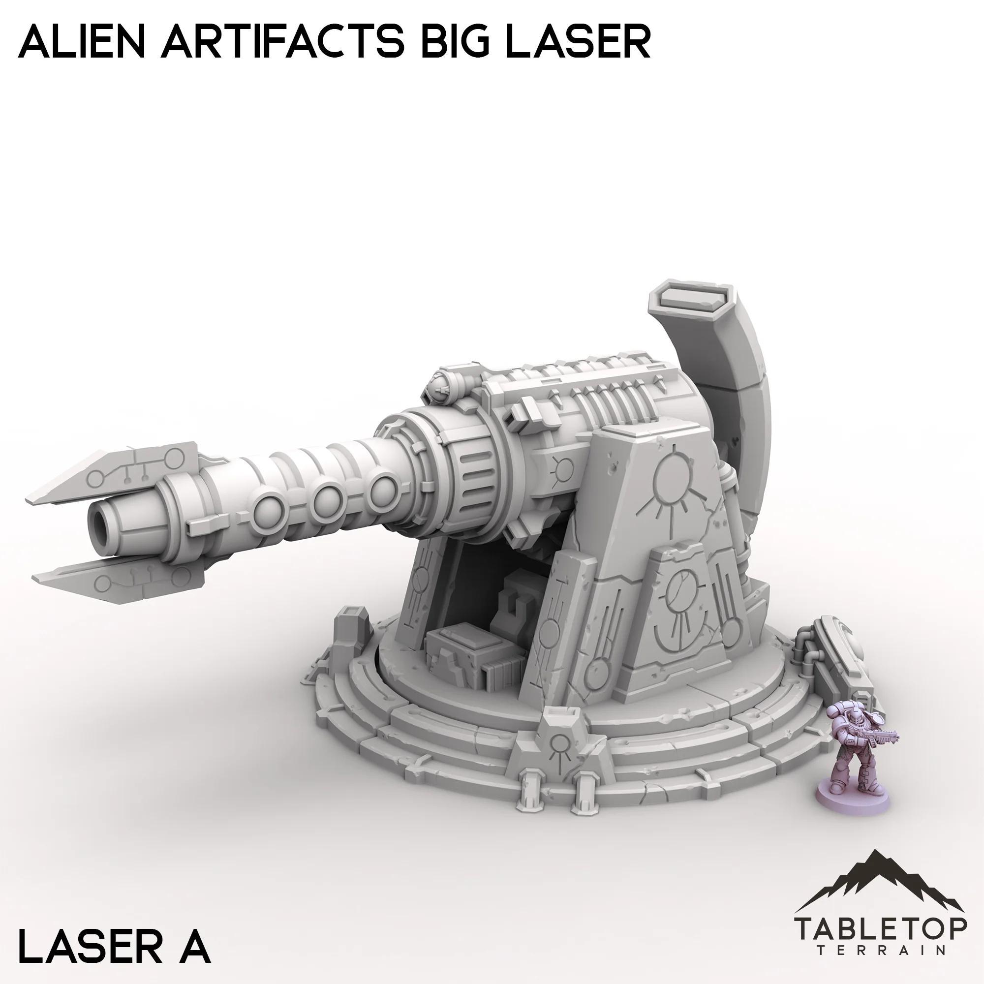 Alien Artifacts Big Laser - Tabletop Terrain Grimdark Slumbering ...