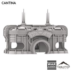 Cantina - Futuristic City - Tabletop Terrain Outer Rim Compatible with Star Wars Legion Shatterpoint