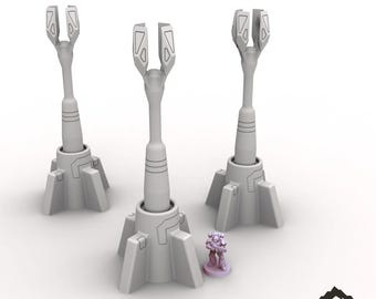 Greater Good Com Tower - Tabletop Terrain Greater Good Grimdark Miniature Wargame Sci-Fi 28mm 32mm