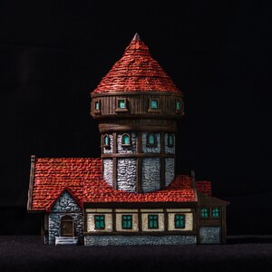 Building 4 - Town of Grexdale - Fantasy Building - DND AoS Malifaux Kings of War Frostgrave