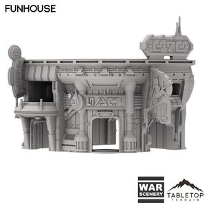 Funhouse - Futuristic City - Tabletop Terrain Outer Rim Compatible with Star Wars Legion Shatterpoint