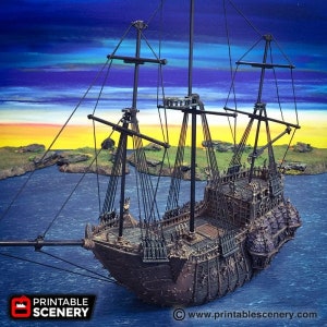 Black Ship - Pirate Ship - Blood and Plunder Black Seas Cutlass