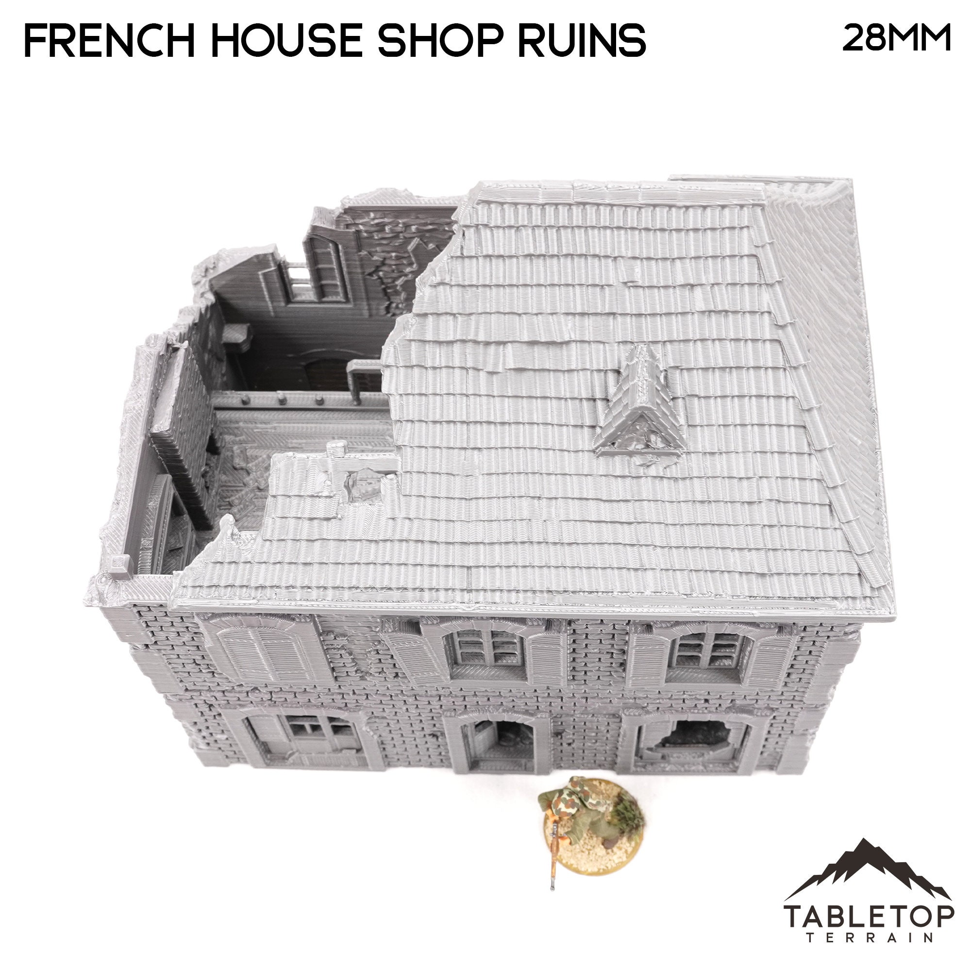 French House Shop Ruins - WWII Building - Etsy