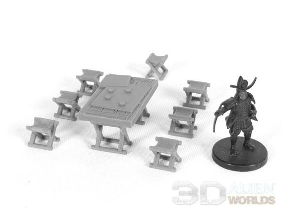 Samurai Jinmaku Curtains - Test of Honor Japan Miniatures