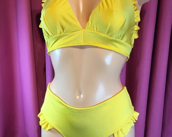 PDF pattern - frou frou style bikini