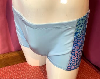 Men's Contrast Swim Shorts pattern