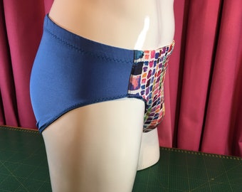 PDF - Mens Swim Briefs 2" sides UK sizes 32-32 A4 and US letter