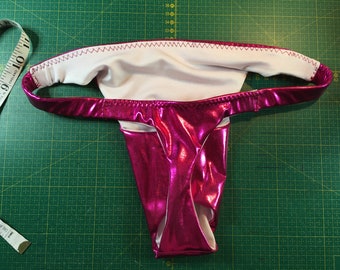 Gaff MTF swimwear pattern, with thong back and  tunnel. Sizes 28-42 inch waist.