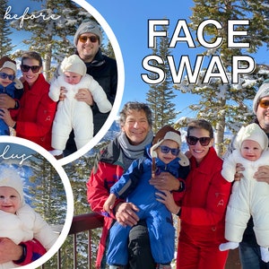 Photo Face Swap, Photo Editing, Photoshop, Professional Photo Retouching, Family Photos, Image Enhancement, Color Correction, Business Photo