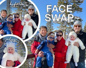 Photo Face Swap, Photo Editing, Photoshop, Professional Photo Retouching, Family Photos, Image Enhancement, Color Correction, Business Photo