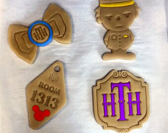 Haunted Tower Hotel Cookie Cutters, Theme Park Attraction Ride Cookie Cutters, Fondant & Clay Cutters, Disney