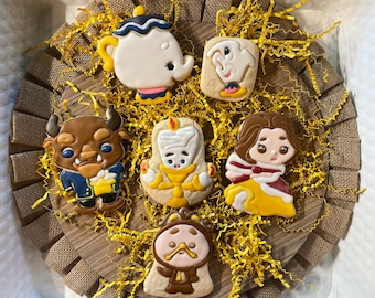 Beauty and the Beast Cookie Cutters: Theme Park Inspired, Fondant & Clay