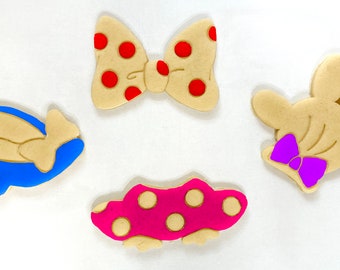 Mouse Parts Cookie Cutters, Theme Park Attraction Ride Cookie Cutters, Clay and Fondant Cutters