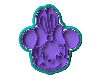 Easter Mouse with Rabbit Ears Cookie Cutter: 2-Piece ABS Plastic