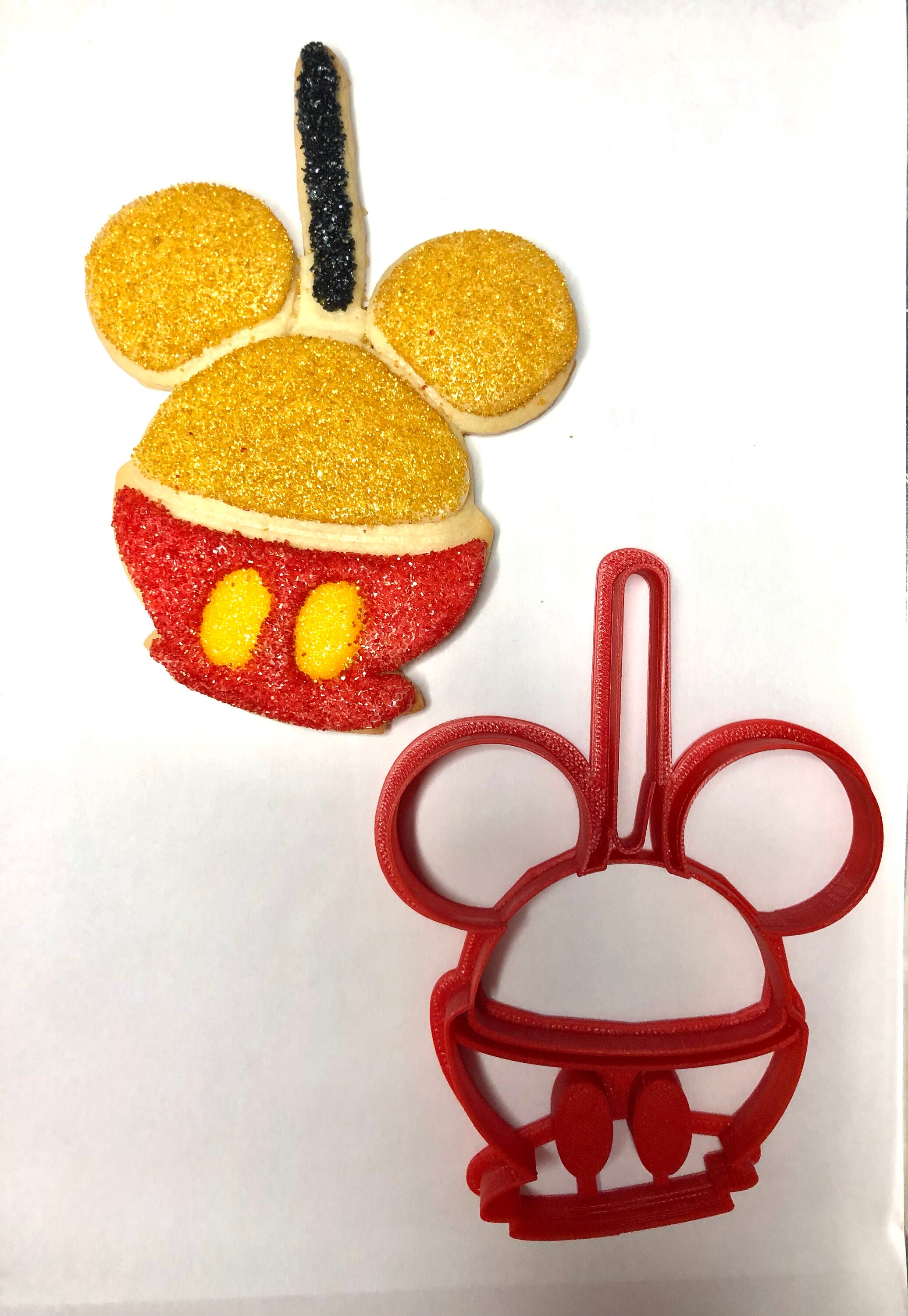 Mickey and Minnie Candy Apple Cookie Cutters Disney World Etsy