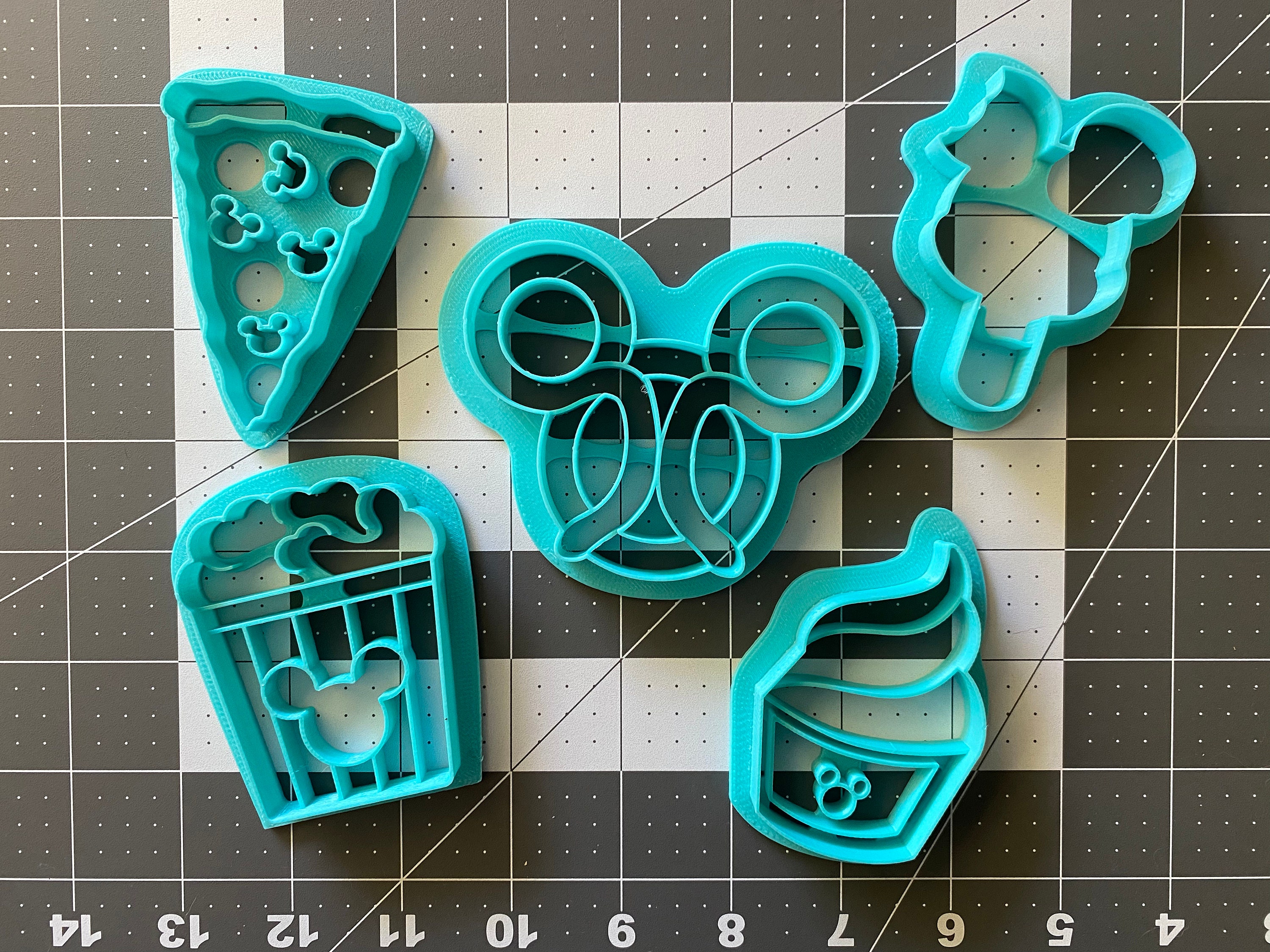 MINI Disney Snack Cookie Cutters Snack Size Cookie Cutters Etsy
