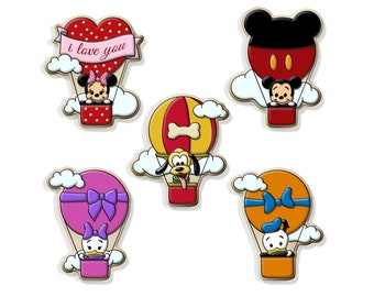 Hot Air Balloon Animal Cookie Cutters: Mouse, Duck, Puppy