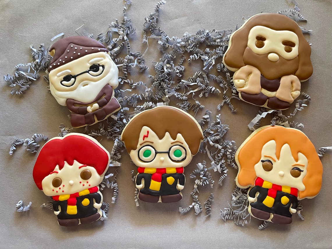 Harry Potter Cookie Cutter Set I Wizard World Cookie Cutters Etsy