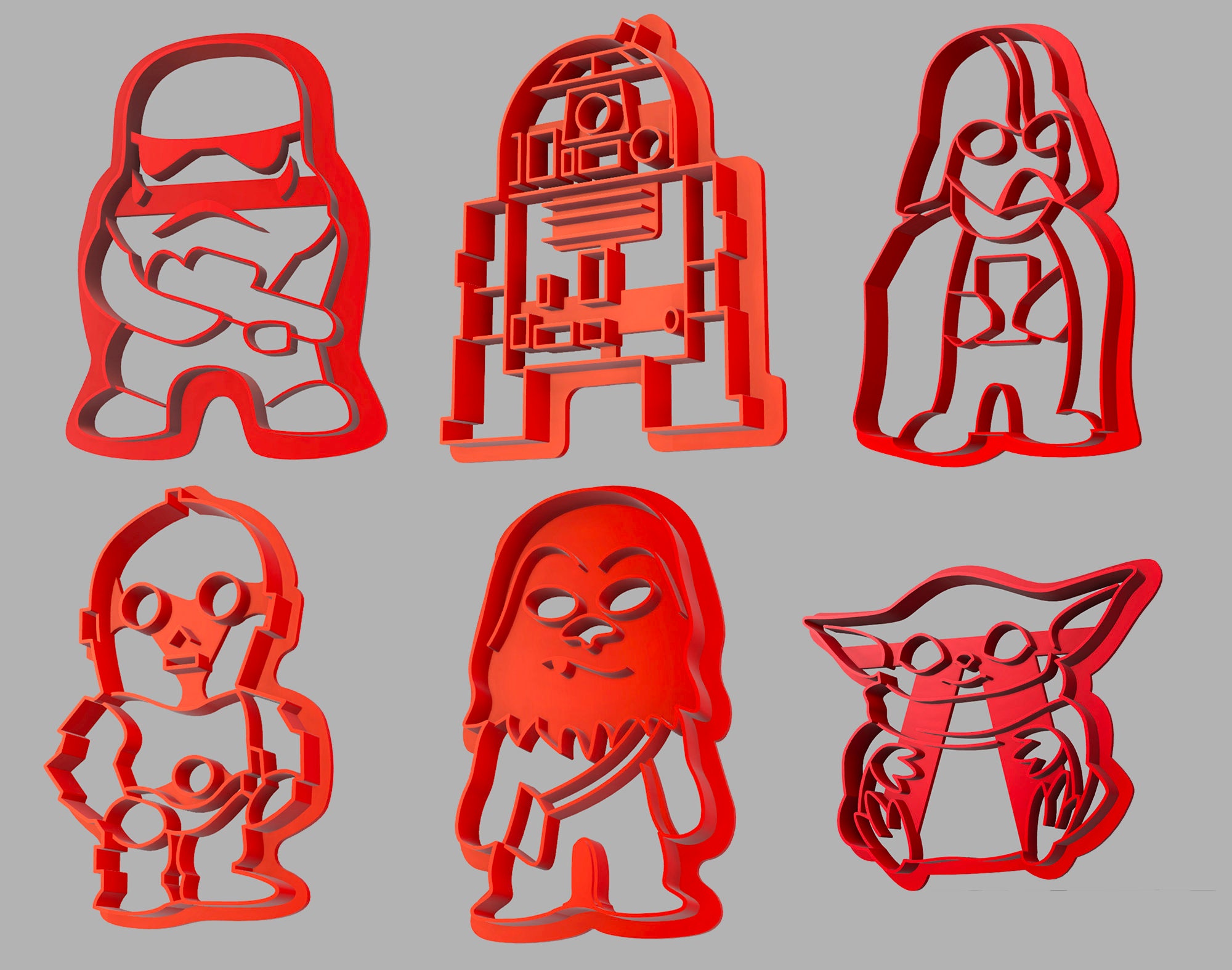 Star Wars Cookie Cutters Theme Park Attraction Ride Cookie Etsy