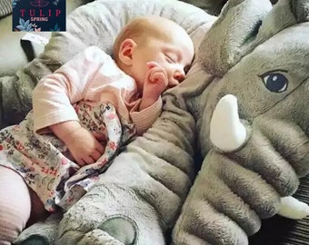 giant elephant baby pillow