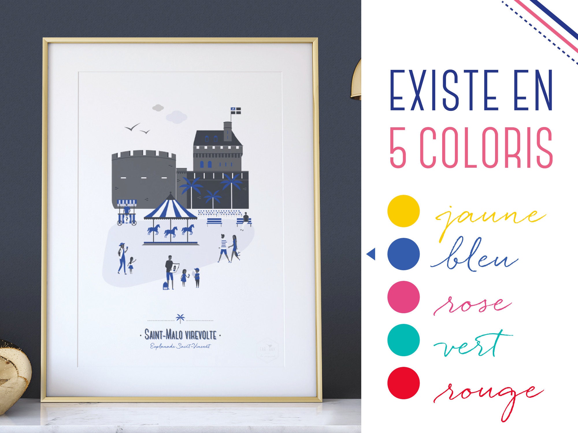 Affiche | Saint-Malo Virevolte Esplanade Saint-Vincent