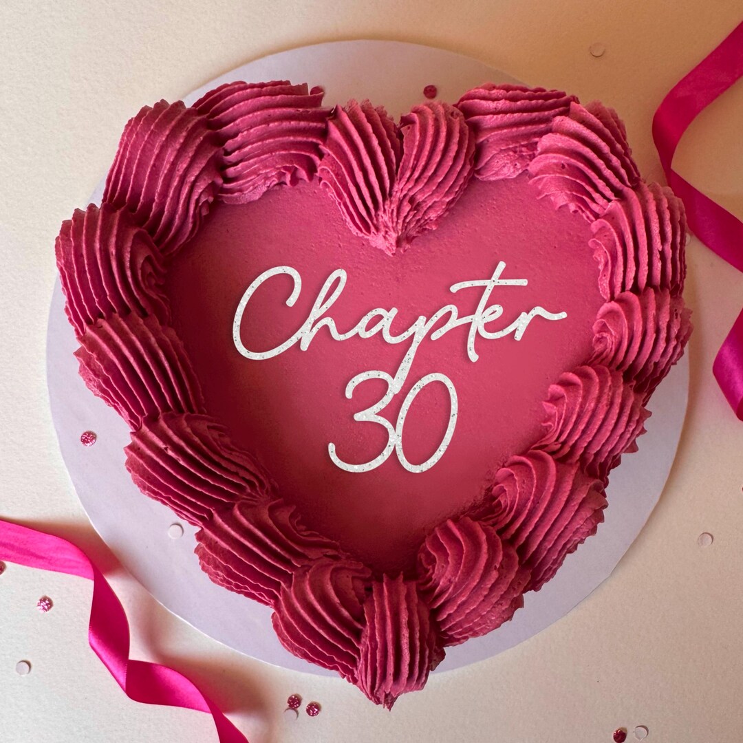 Custom Chapter ‘age’ Charm - Personalised Cake Topper - Bento Heart ...