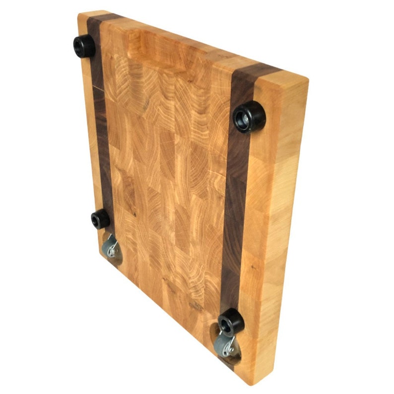 Gleitbrett für den Thermomix® Rollbrett aus Massivholz in 5 Holzarten für TM5, TM6 oder TM31, sowie andere Küchengeräte Bild 9