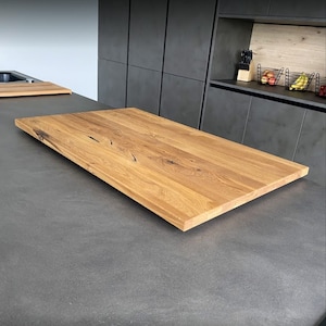 Couvercle de plaque de cuisson en bois de chêne / couvercle de plaque de cuisson en céramique en bois massif - différentes dimensions disponibles