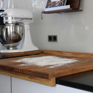 Handmade baking board / work board made of solid oak or maple wood - various sizes