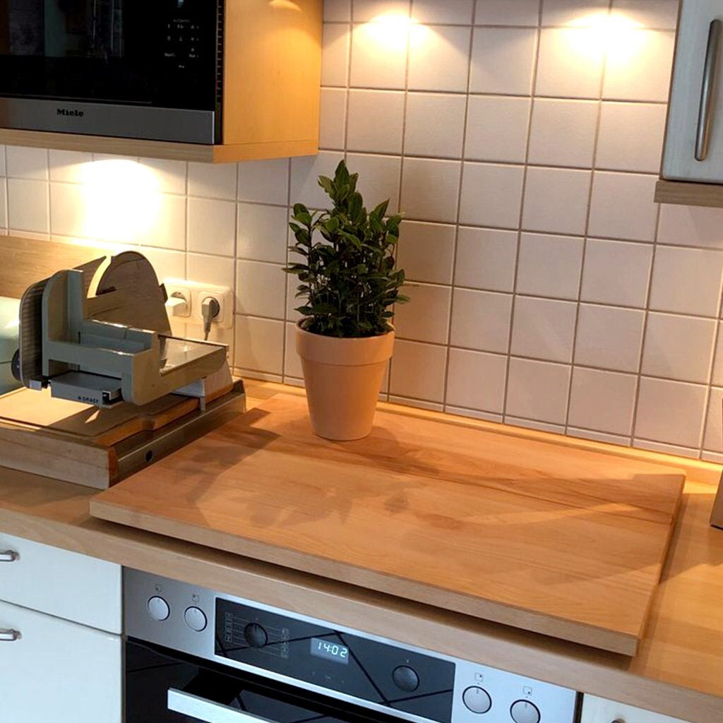 Beech hob cover / ceramic hob cover made of solid wood - various sizes available