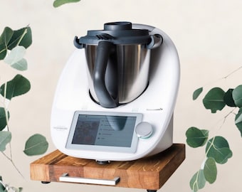 Gleitbrett für den Thermomix®  - Rollbrett aus Massivholz - in 5 Holzarten - für TM5, TM6 oder TM31,  sowie andere Küchengeräte