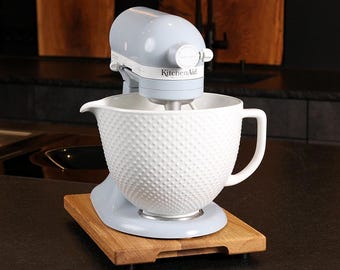 Solid wood sliding board for KitchenAid – rolling board available in 4 wood types