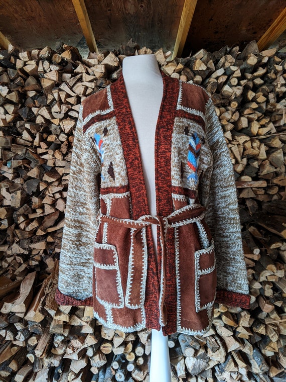 Vintage 1970s Montgomery Ward Leather Jacket