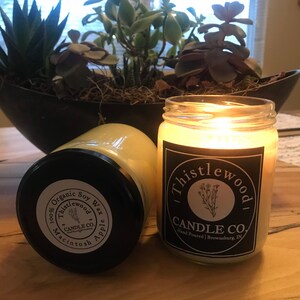 Organic Soy Candle |  100% Soy| 30+ Scents | Hand Poured | Premium Fragrance | Organic | Farmhouse