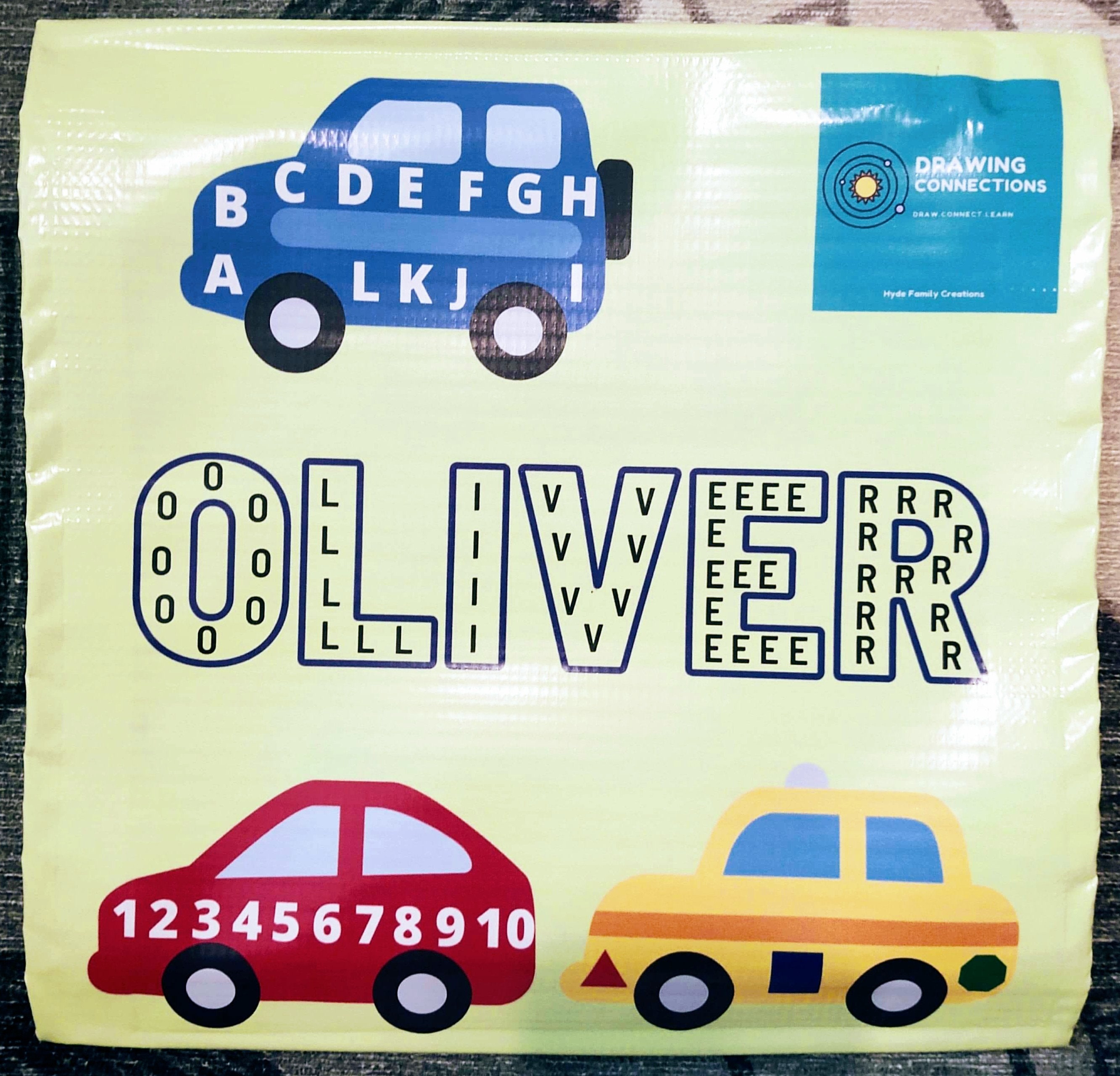 Personalized Custom DryErase Name Activity Mat educational Etsy