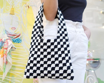 checkerboard purse