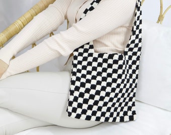 checkerboard purse