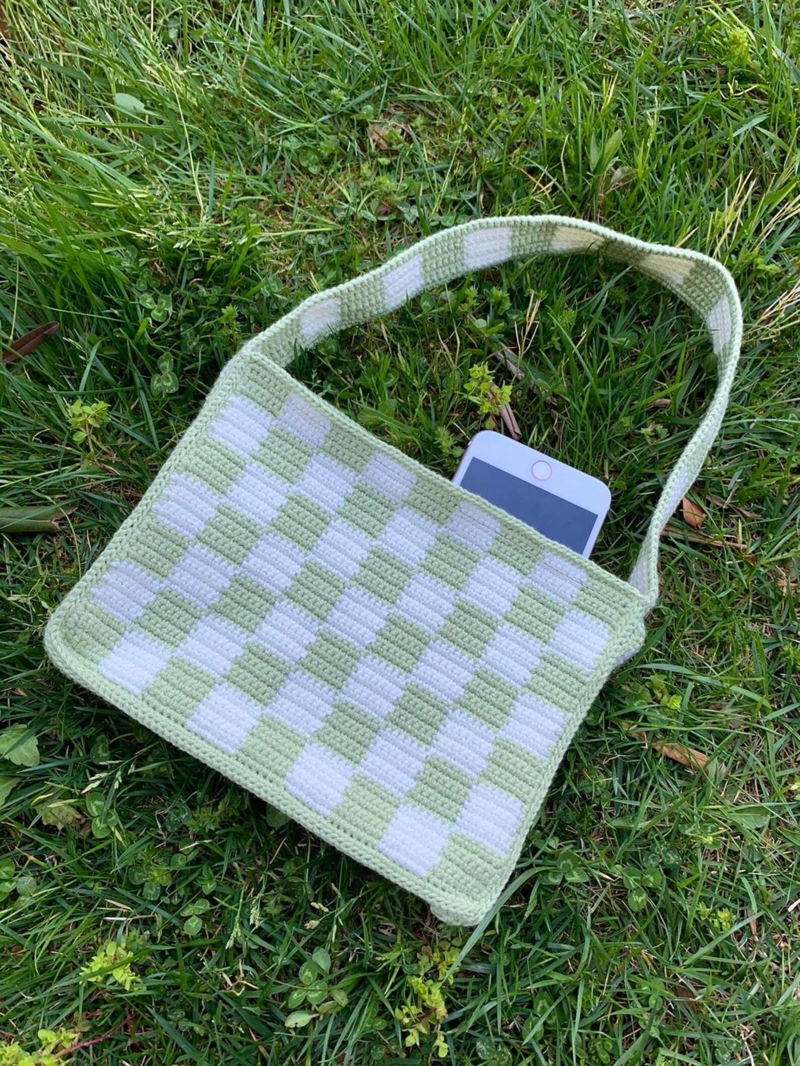 CUSTOM Crochet Checkered Bags Crochet Bags Crochet Purse Etsy
