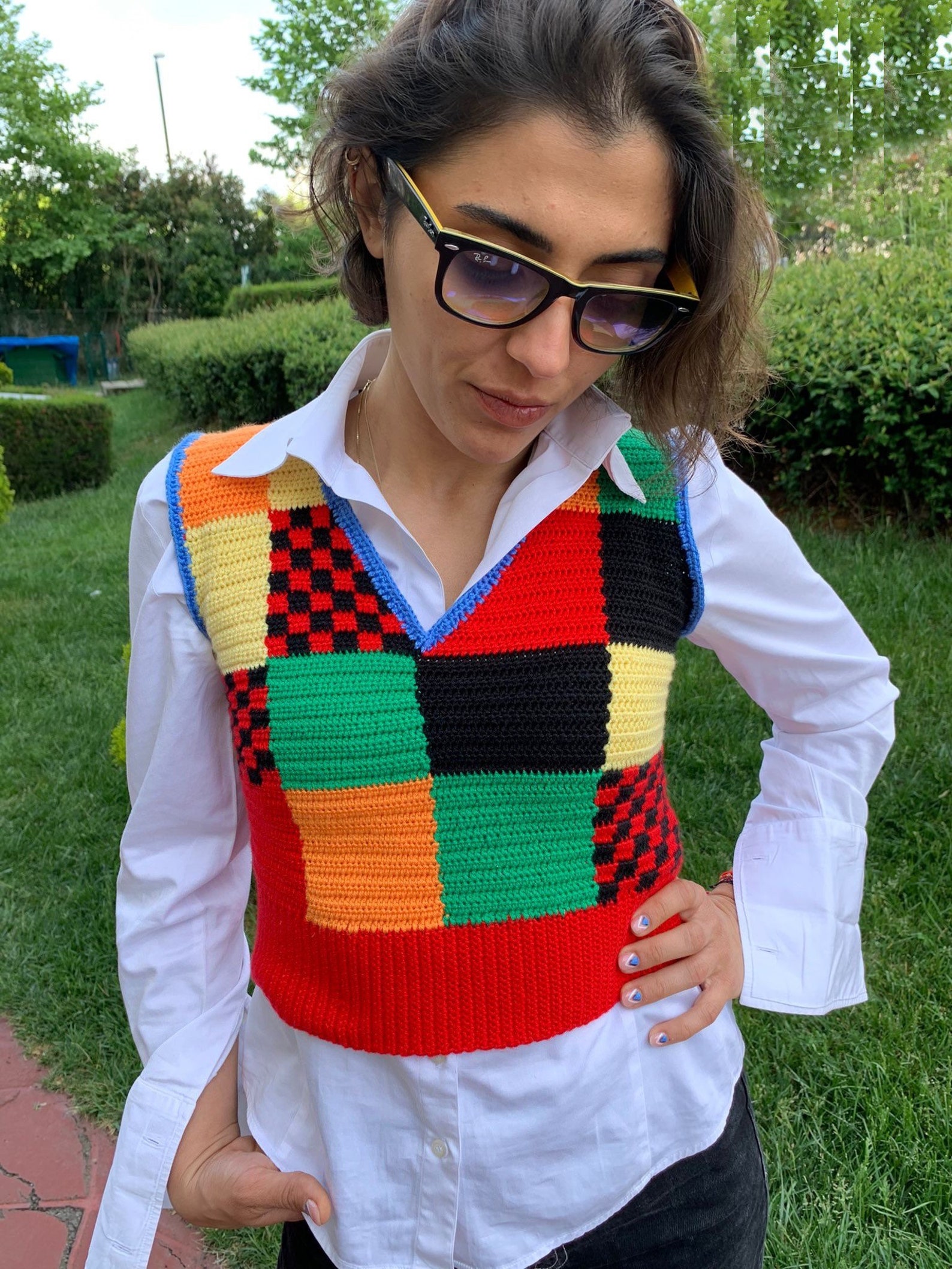 harry styles vest outfit