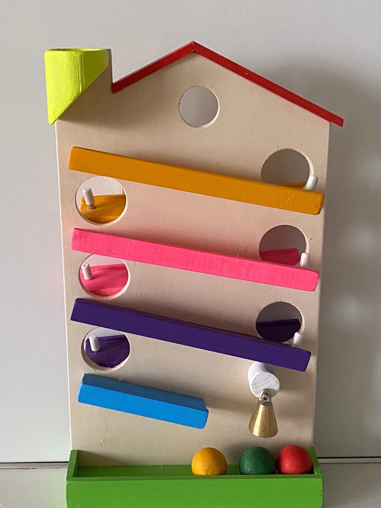 Montessori Ball Tracker Montessori Toy Visual Tracking Etsy